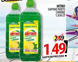Il Genio Supermercato Mitiko sapone piatti limone offerta