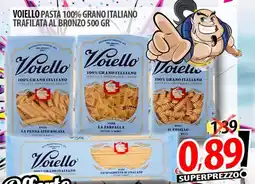 Il Genio Supermercato Voiello pasta 100% grano italiano trafilata al bronzo offerta