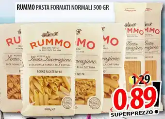 Il Genio Supermercato RUMMO PASTA FORMATI NORMALI offerta