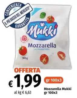 Famila Market Mozzarella Mukki offerta