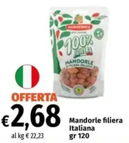 Famila Market Mandorle filiera Italiana offerta