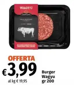Famila Market Burger Wagyu offerta