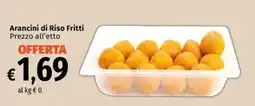 Famila Market Arancini di Riso Fritti offerta