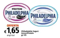 Famila Market Philadelphia Yogurt Greco/Protein offerta