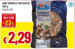 A&O ARBI VONGOLE CON GUSCIO offerta