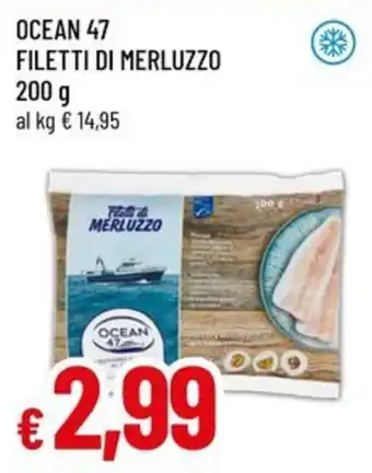 A&O Ocean 47 filetti di merluzzo offerta