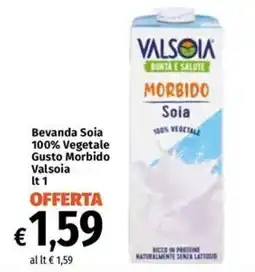 Famila Market Beverage Soia Morbido Valsoia offerta