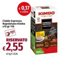 Famila Market Cialde Espresso Napoletano Kimbo offerta