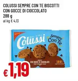 A&O Colussi Sempre Con Te Biscotti con Gocce di Cioccolato offerta