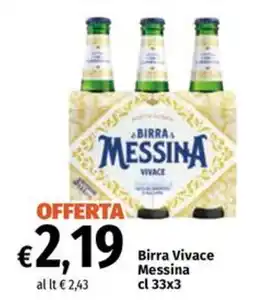 Famila Market Birra Vivace Messina offerta