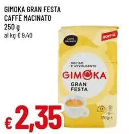 A&O Gimoka gran festa caffè macinato offerta