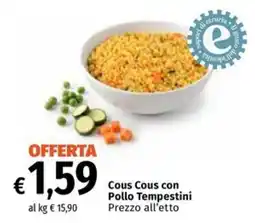Famila Market Cous Cous con Pollo Tempestini offerta