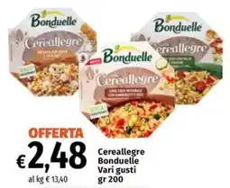 Famila Market Cereallegre Bonduelle offerta