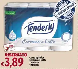 Famila Market Carta Igienica Carezza di Latte Tenderly offerta