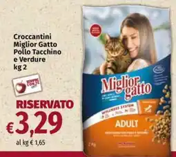 Famila Market Croccantini Miglior Gatto Pollo Tacchino e Verdure offerta