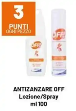 Famila Market Antizanzare off Lozione/Spray offerta
