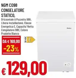 A&O NGM CONGELATORE STATICO offerta