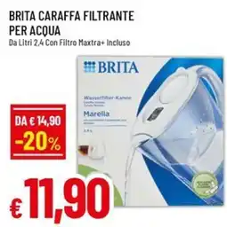 A&O BRITA CARAFFA FILTRANTE PER ACQUA offerta