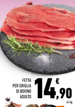 Conad City Fetta per griglia di bovino adulto offerta