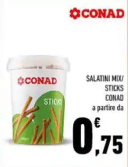 Conad City Salatini mix/ Sticks CONAD offerta