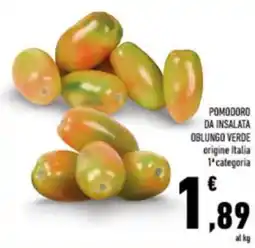 Conad City POMODORO DA INSALATA OBLUNGO VERDE offerta