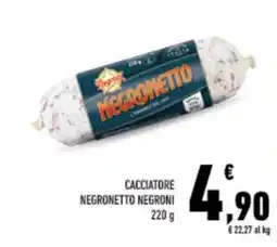 Conad City Cacciatore Negronetto Negroni offerta