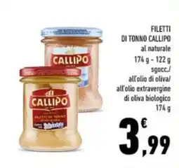 Conad City Filetti di tonno Callipo offerta