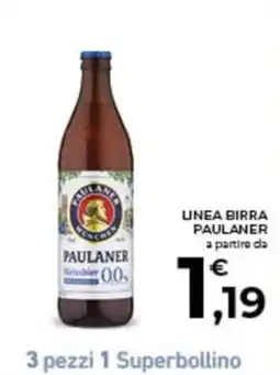 Conad City PAULANER Weißbier 0,0% offerta