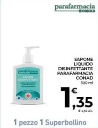 Conad City Sapone Disinfettante Parafarmacia Conad offerta
