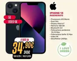 Fiducia & Convenienza iPhone 13 Rigenerato offerta