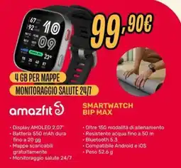 Fiducia & Convenienza amazfit SMARTWATCH BIP MAX offerta