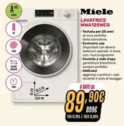 Fiducia & Convenienza Miele LAVATRICE WWA120WCS offerta