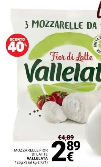 Supermercati Gulliver Mozzarelle Fior di Latte Vallelata offerta