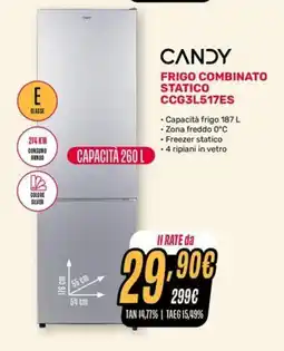 Fiducia & Convenienza CANDY FRIGO COMBINATO STATICO CCG3L517ES offerta