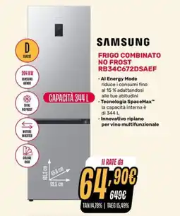 Fiducia & Convenienza SAMSUNG FRIGO COMBINATO NO FROST offerta