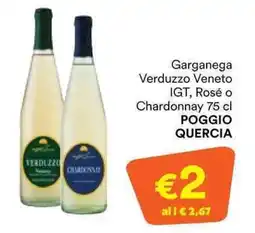 Unes Garganega Verduzzo Veneto IGT, Rosé o Chardonnay POGGIO QUERCIA offerta