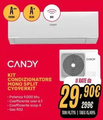 Candy kit condizionatore mono split CY09ERKIT