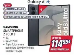 Trony SAMSUNG SMARTPHONE Z FOLD 8 offerta