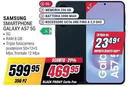 Trony SAMSUNG SMARTPHONE GALAXY A57 5G offerta
