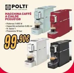 Fiducia & Convenienza MACCHINA CAFFÈ A CIALDE POLTI offerta