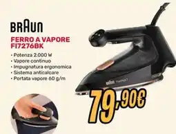 Fiducia & Convenienza BRAUN FERRO A VAPORE FI7276BK offerta