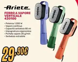 Fiducia & Convenienza Ariete Ferro a Vapore Verticale 430100 offerta
