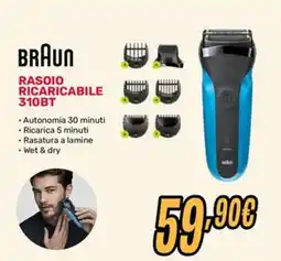 Fiducia & Convenienza Braun rasoio ricaricabile 310BT offerta