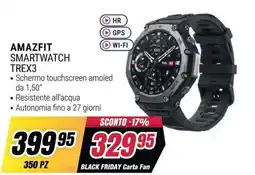 Trony AMAZFIT SMARTWATCH TREX3 offerta
