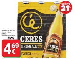 Supermercati Gulliver CERES STRONG ALE offerta