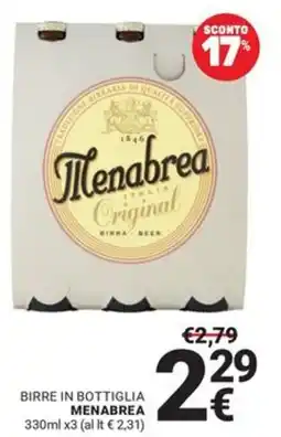 Supermercati Gulliver Menabrea Original offerta