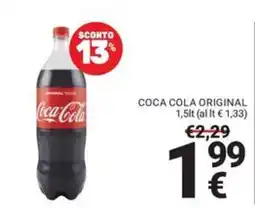 Supermercati Gulliver Coca Cola Original offerta