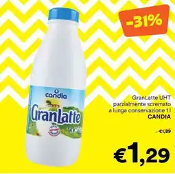 Unes GranLatte UHT CANDIA offerta