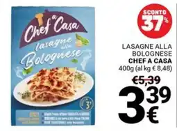Supermercati Gulliver Chef a Casa lasagne alla Bolognese offerta