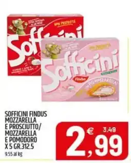 Ard Discount Sofficini Findus Mozzarella offerta
